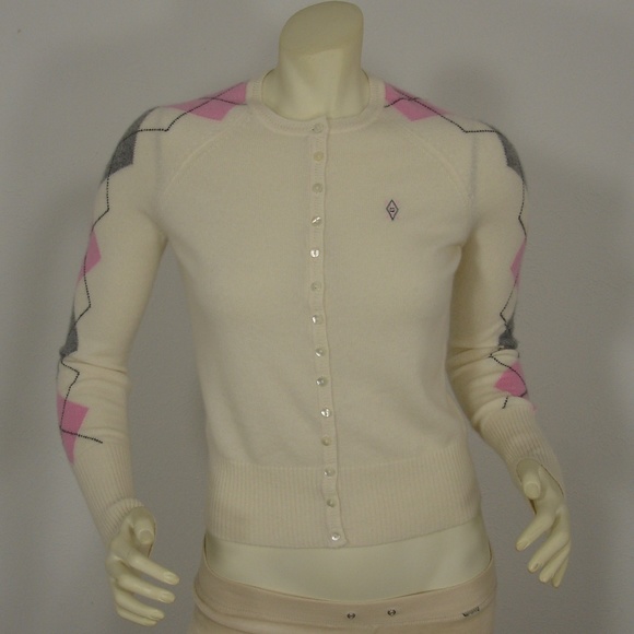 VALERIE STEVENS PETITE 2 PLY CASHMERE CARDIGAN PM - Picture 1 of 8